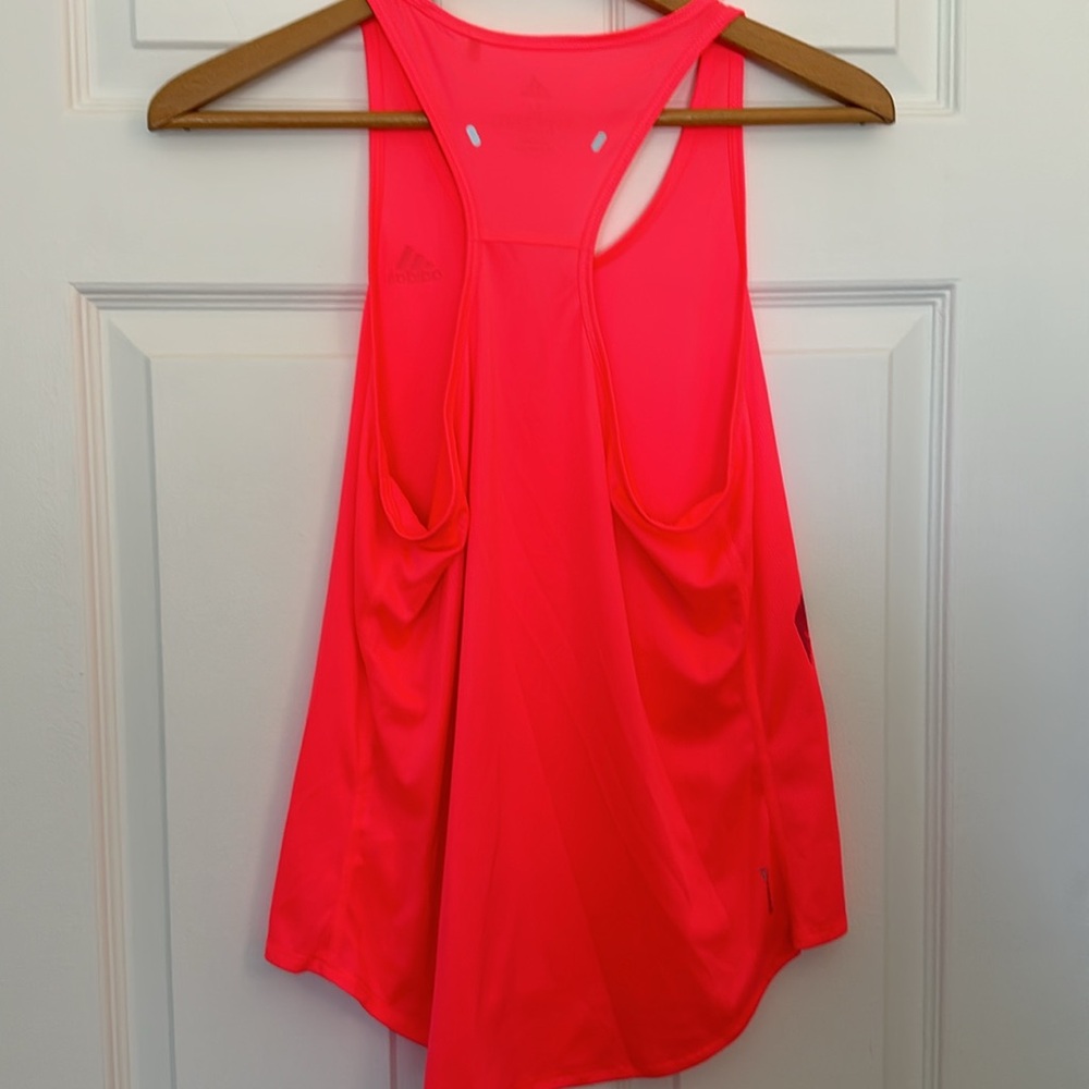 Neon Adidas Racerback top - Picture 4 of 4